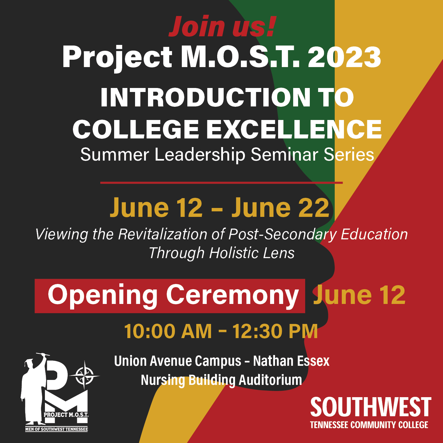 Project M.O.S.T. summer leadership series set for June 12 - 22