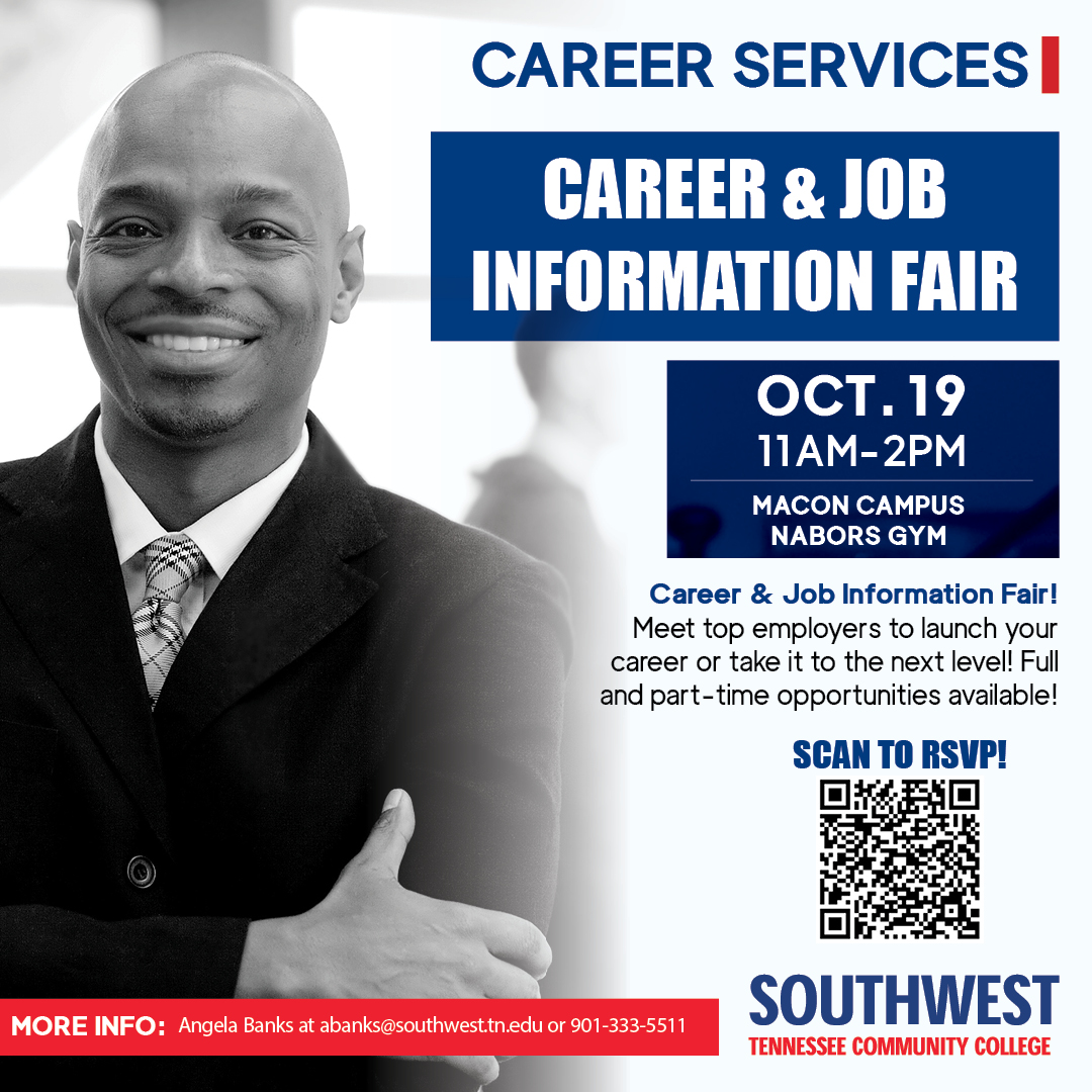 Southwest’s Fall Career and Information Fair set for Oct. 19 