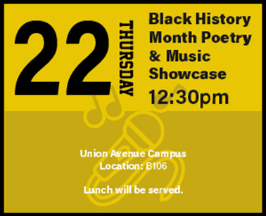 Black History Month - Poetry & Music Showcase