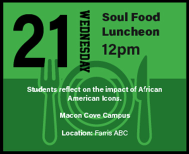 Black History Month - Soul Food Luncheon