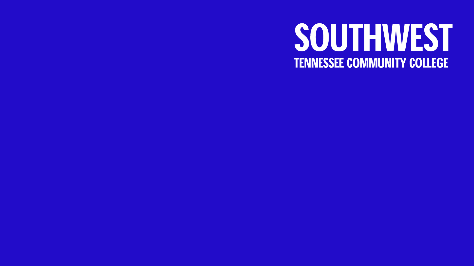 Blue background with Southwest Logo