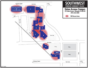 Union Avenue Campus Wireless Map