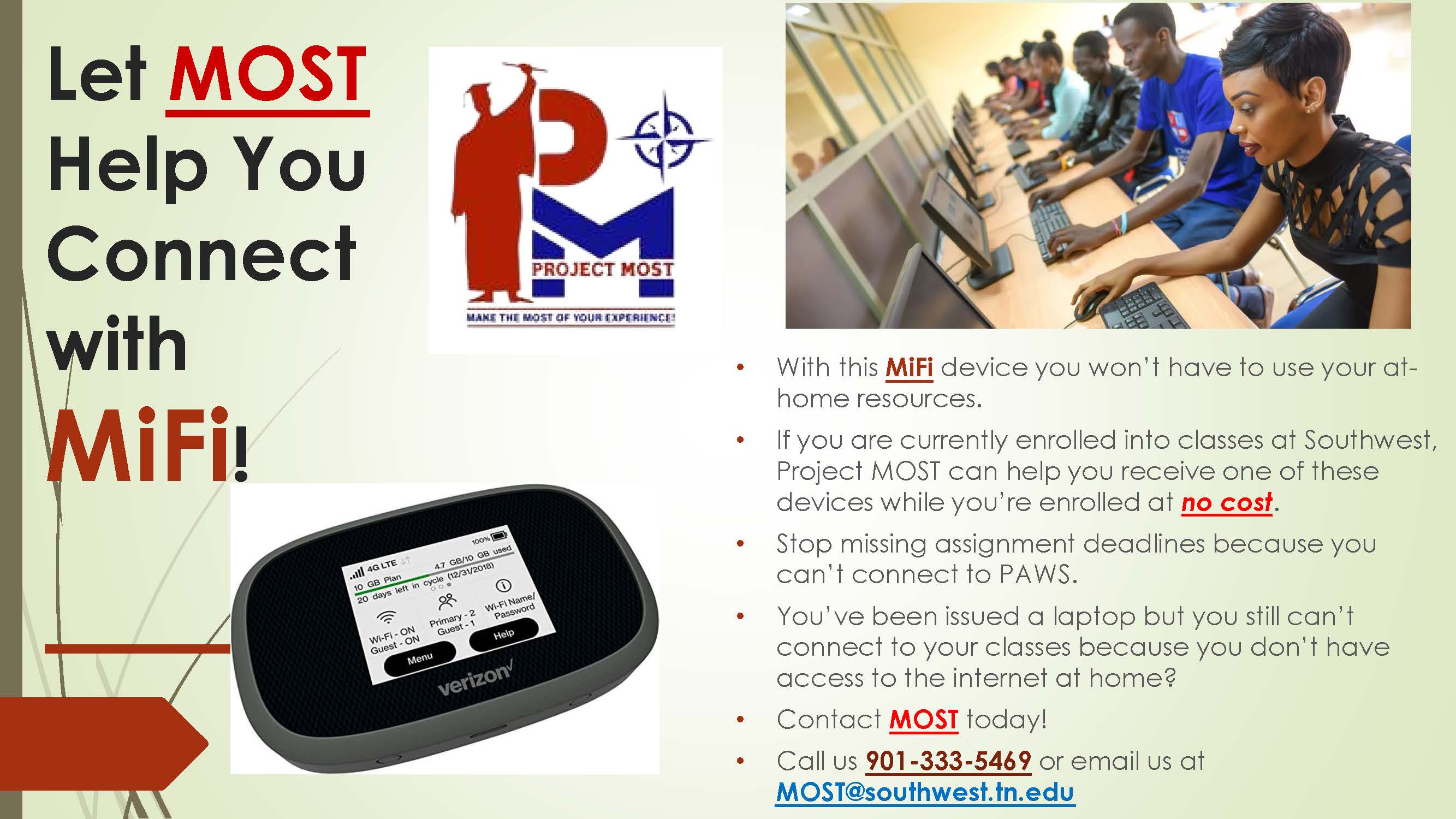 Let M.O.S.T. Help You Connect with Mifi