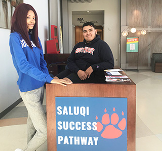 Students at the Saluqi Success Hub
