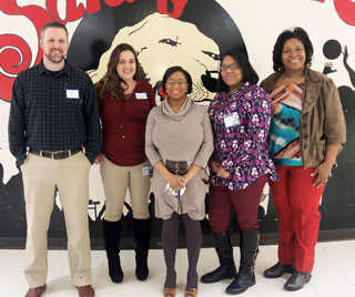 (L-R): Steven Taylor, Tabitha Snipes, Markeitta Nix, Celeste Hurns, Talesha Johnson