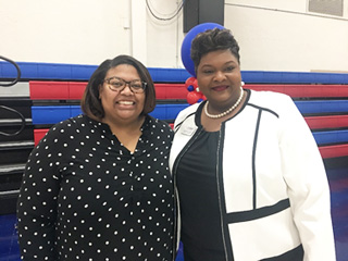 Chasity Roberson and Jacqueline Faulkner