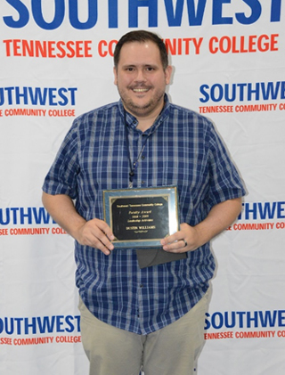 Dustin Williams, Faculty Leadership Award recipient.