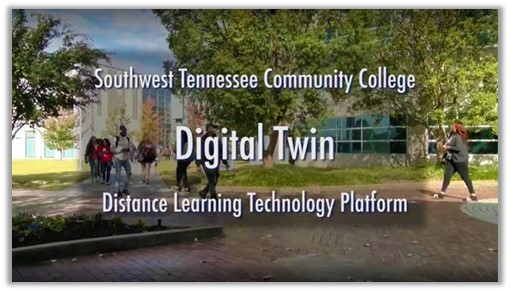 By Diana Fedinec    In Spring of 2021, the IT Department piloted a new distance learning technology platform called Digital Twin to provide students with an innovative and customized alternative to learning.  The new platform offers students the convenience of choosing a course that is simultaneously offered both in-person and remotely, provided they have a computer with access to the internet.   Digital Twin project lead and Deputy Chief Information Officer David Rosenthal says the platform incorporates various technologies to create a seamless experience.  “We worked very hard with our vendor partners to design Digital Twin to facilitate and replicate the real-time “in-class” experience for students who may be attending at a distance,” said Rosenthal. “We’re very proud to know the platform configuration here at Southwest is entirely unique to Tennessee and to the Mid- South. We see this project ultimately increasing our enrollment and adding value to the instruction provided to our students.”  How does Digital Twin work?   Once a student registers for a Digital Twin course, the student can opt to attend in person or virtually and at any time during the semester. This means a student can attend in person one day and the next time the course is scheduled to meet, opt to attend virtually. Students who attend virtually will be able to interact in real time with their instructor and classmates.   Digital Twin offerings include Principles of Accounting, Fundamentals of Communication, Law Practice Management, Social Problems and more.   To understand how DT technology works and to sign up, click the graphic or this   Students can watch the  Southwest Digital Twin Platform YouTube video or follow these easy steps to register and learn more:   1. Log into the student portal at My.Southwest. 2. Go to the registration link. 3. Click on Look Up Classes 4. Select Term and click Submit 5. Perform an Advanced Search on the subject that interests you.   6. Scroll down to Attribute Type and click on Digital Twin (Flex Attendance) to see which courses are offered for this subject as a Digital Twin class.  7. Click on the CRN course you wish to register for and complete the registration.  For more information about Digital Twin, contact David Rosenthal at drosenthal@southwest.tn.edu. 