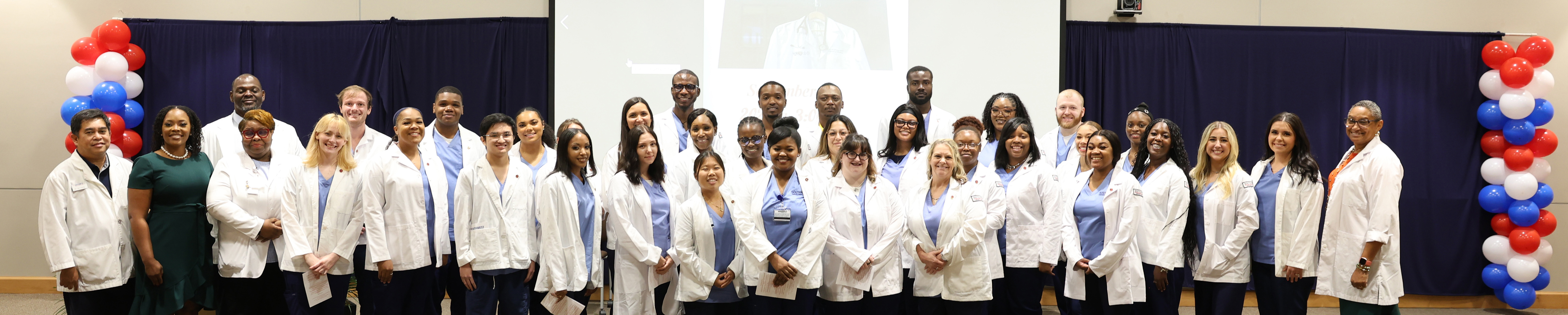 Thirty-eight new nursing students slipped on their white coats as the newest cohort set to graduate in Spring 2027.